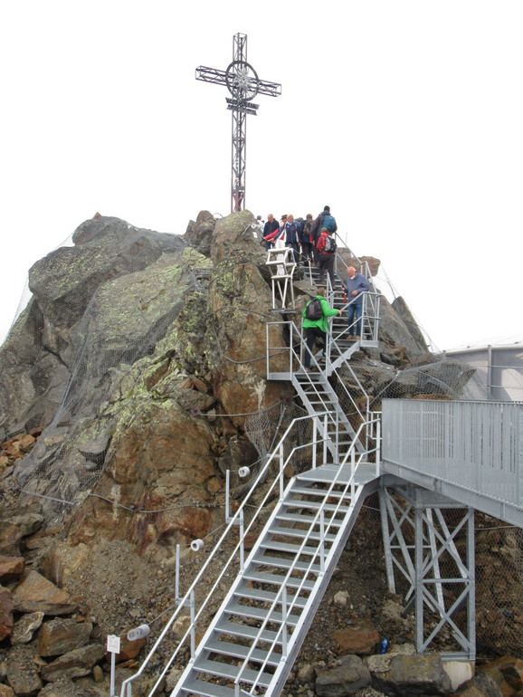 De top van de Gaislachkogl 3084 m